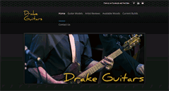 Desktop Screenshot of drakeguitars.com